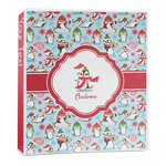 Christmas Penguins 3-Ring Binder - 1 inch (Personalized)
