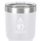 Christmas Penguins 30 oz Stainless Steel Ringneck Tumbler - White - Close Up