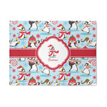 Christmas Penguins Area Rug (Personalized)