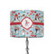 Christmas Penguins 8" Drum Lamp Shade - Fabric (Personalized)