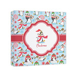 Christmas Penguins Canvas Print - 8x8 (Personalized)