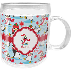 Christmas Penguins Acrylic Kids Mug (Personalized)