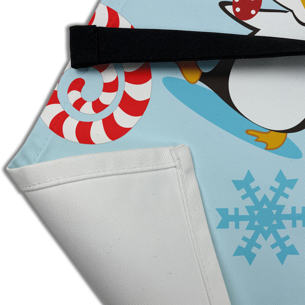 Christmas Penguins Apron - (Detail)