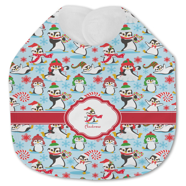 Christmas Penguins Baby Bib - AFT closed