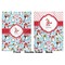 Christmas Penguins Baby Blanket (Double Sided - Printed Front and Back)