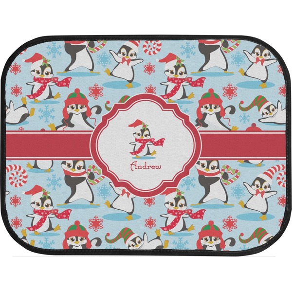 Christmas Penguins Custom Car Floor Mats (Back Seat)