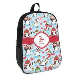 Christmas Penguins Kids Backpack (Personalized)