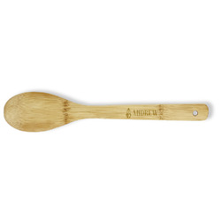 Christmas Penguins Bamboo Spoon - Single Sided (Personalized)