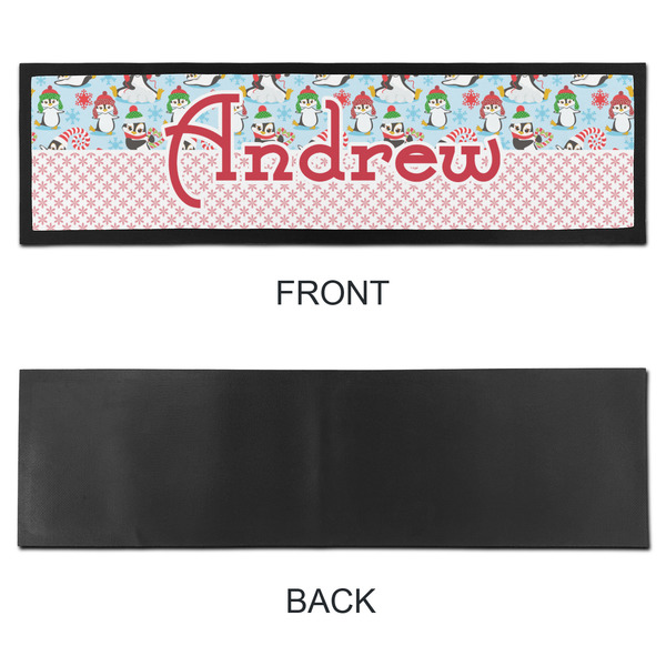 Christmas Penguins Bar Mat - Large - APPROVAL