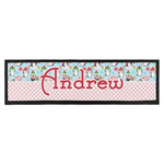 Christmas Penguins Bar Mat - Large (Personalized)