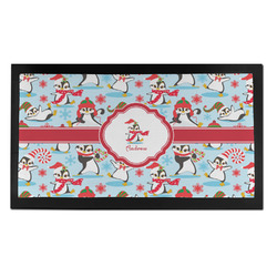 Christmas Penguins Bar Mat - Small (Personalized)