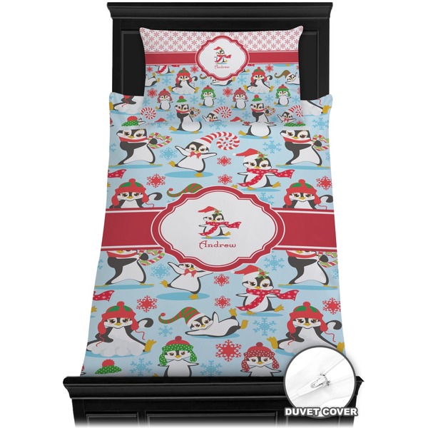 Christmas Penguins Bedding Set (Twin) - Duvet