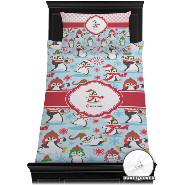 Christmas Penguins Bedding Set (TwinXL) - Duvet
