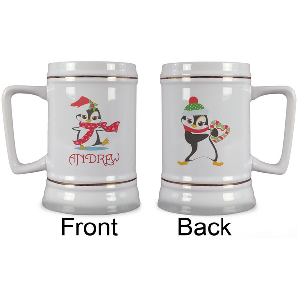 Christmas Penguins Beer Stein - Approval