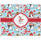 Christmas Penguins Woven Fabric Placemat - Twill w/ Name or Text