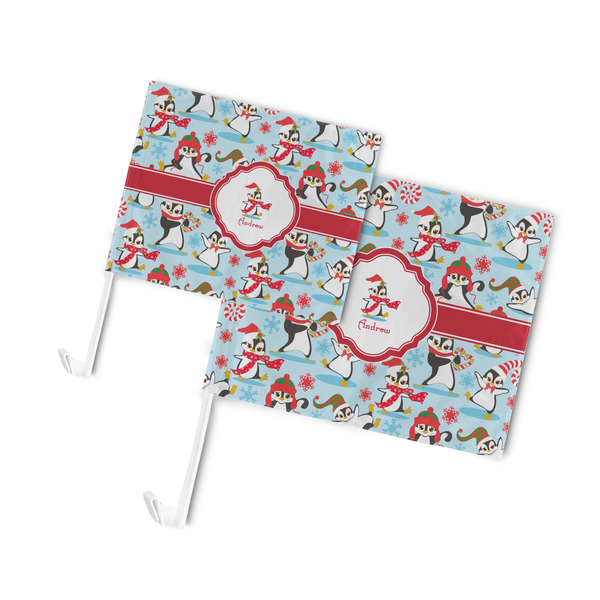 Christmas Penguins Car Flags - PARENT MAIN (both sizes)