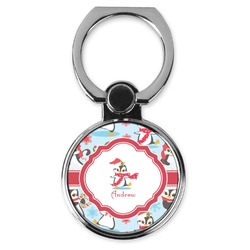 Christmas Penguins Cell Phone Ring Stand & Holder (Personalized)
