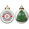 Christmas Penguins Ceramic Christmas Ornament - X-Mas Tree (APPROVAL)