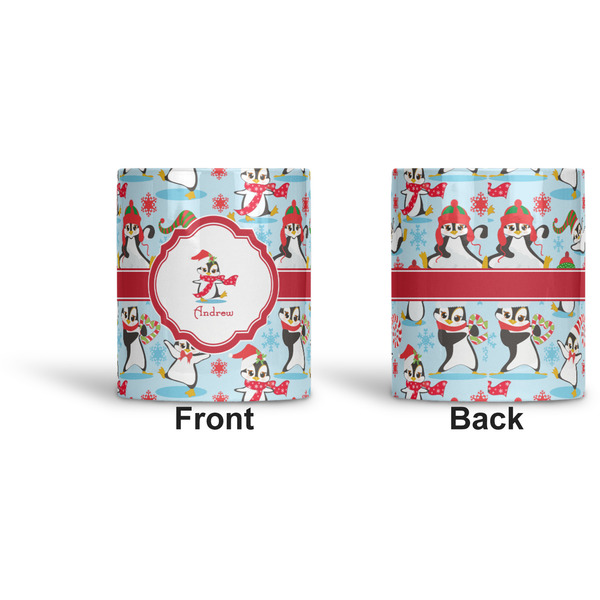 Christmas Penguins Ceramic Pen Holder - Apvl