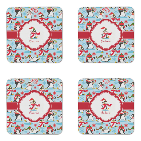 Christmas Penguins Coaster Set - APPROVAL