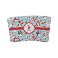 Christmas Penguins Coffee Cup Sleeve (Personalized)