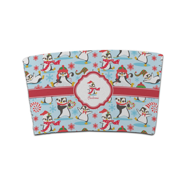 Custom Christmas Penguins Coffee Cup Sleeve (Personalized)