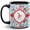 Christmas Penguins 11 Oz Coffee Mug - Black (Personalized)