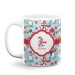 Christmas Penguins Coffee Mug (Personalized)