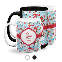 Christmas Penguins Coffee Mugs (Personalized)