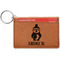 Christmas Penguins Leatherette Keychain ID Holder (Personalized)