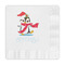 Christmas Penguins Embossed Decorative Napkins (Personalized)