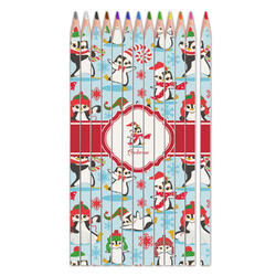 Christmas Penguins Colored Pencils (Personalized)