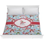 Christmas Penguins Comforter - King (Personalized)