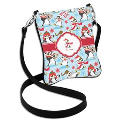 Christmas Penguins Cross Body Bag - 2 Sizes (Personalized)