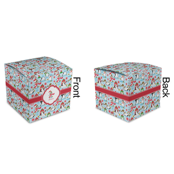 Christmas Penguins Cubic Gift Box - Approval