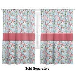 Christmas Penguins Curtain Panel - Custom Size