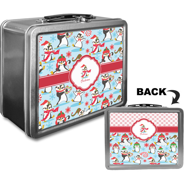 Christmas Penguins Custom Lunch Box / Tin Approval