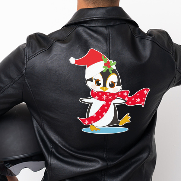 Christmas Penguins Custom Shape Iron On Patches - XXXL - APPROVAL