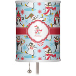 Christmas Penguins 7" Drum Lamp Shade (Personalized)