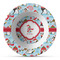 Christmas Penguins Plastic Bowl - Microwave Safe - Composite Polymer (Personalized)