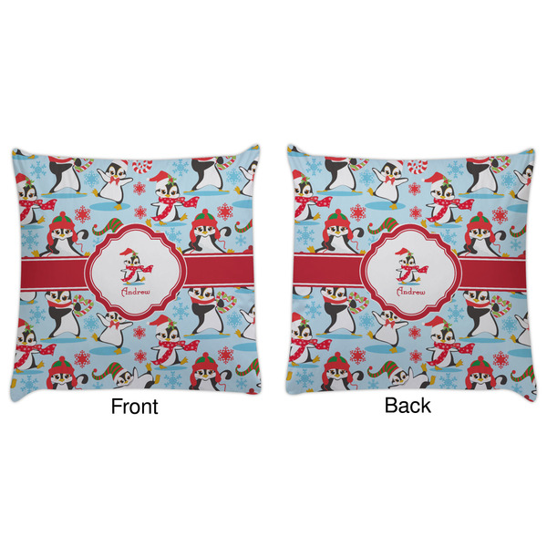 Christmas Penguins Decorative Pillow Case - Approval
