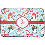 Christmas Penguins Dish Drying Mat (Personalized)