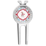 Christmas Penguins Golf Divot Tool & Ball Marker (Personalized)