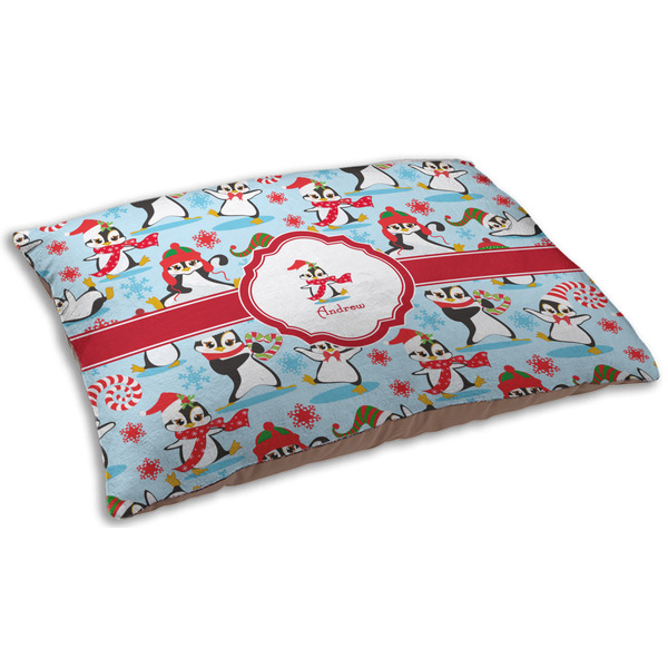 Christmas Penguins Dog Beds - SMALL