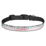 Christmas Penguins Dog Collar (Personalized)