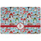 Christmas Penguins Dog Food Mat - Small without bowls