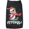 Christmas Penguins Black Pet Shirt - M (Personalized)