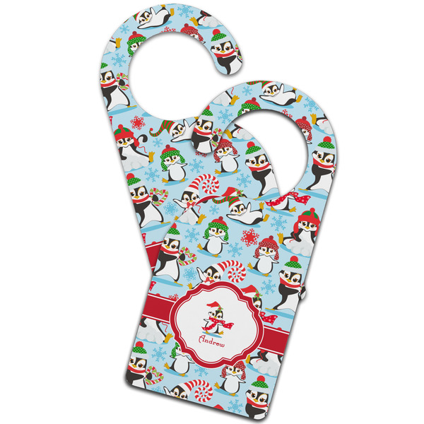 Christmas Penguins Door Hanger - MAIN