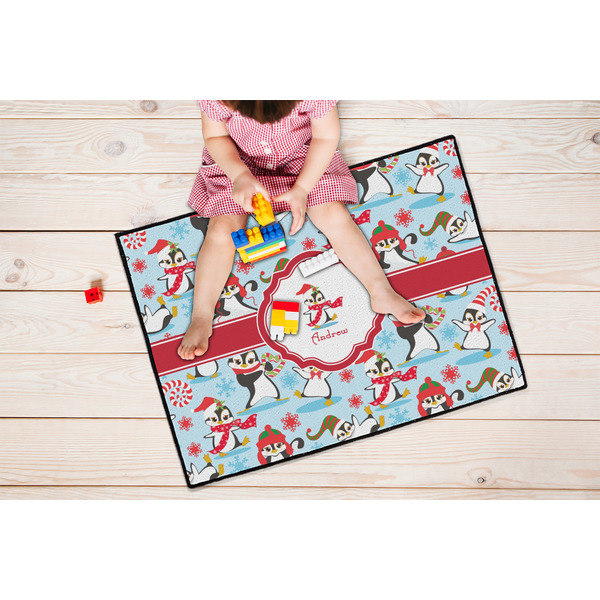 Christmas Penguins Door Mats - LIFESTYLE kid