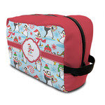Christmas Penguins Toiletry Bag / Dopp Kit (Personalized)